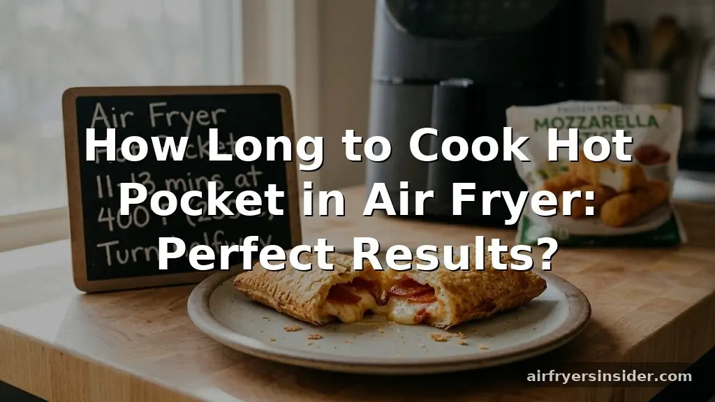 how long to cook hot pocket in air fryer
