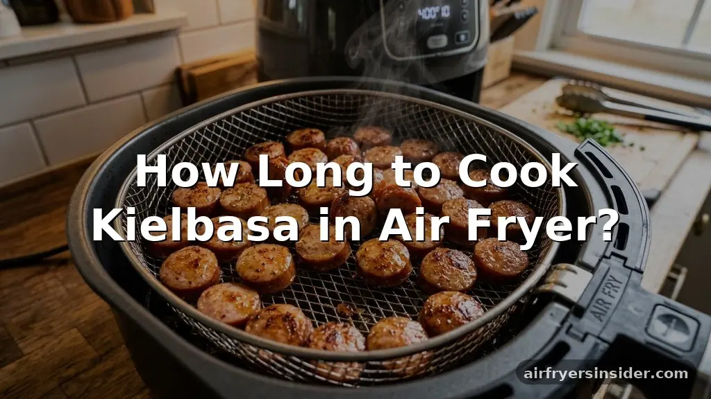 how long to cook kielbasa in air fryer