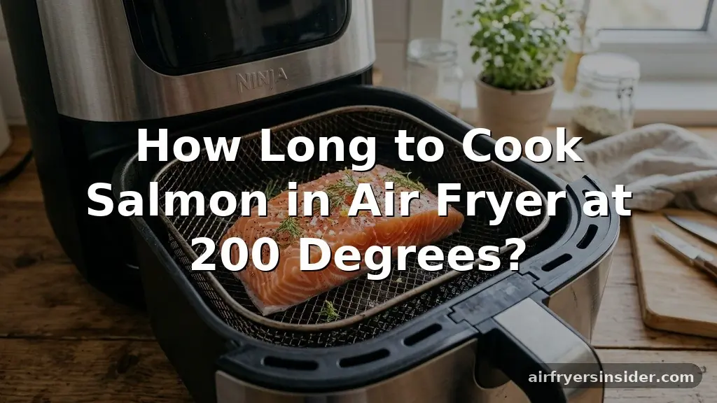 how long to cook salmon in air fryer at 200