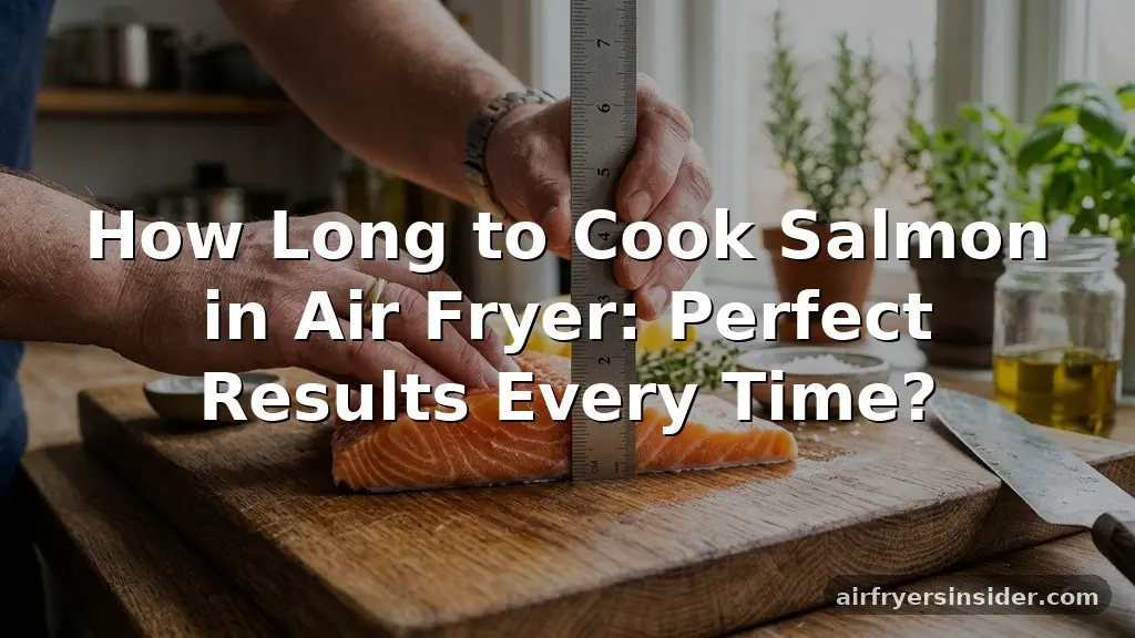 how long to cook salmon in air fryer