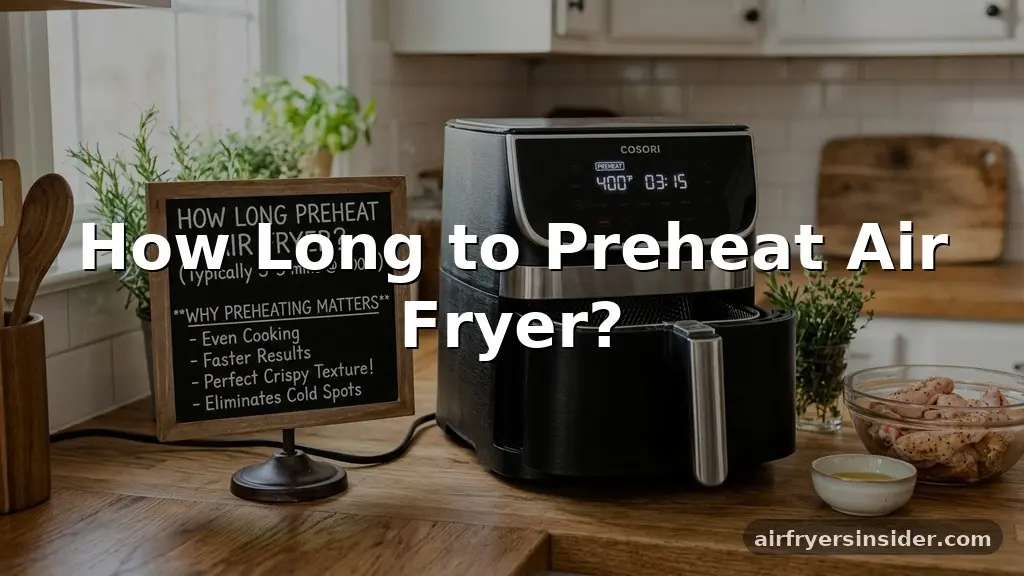how long to preheat air fryer