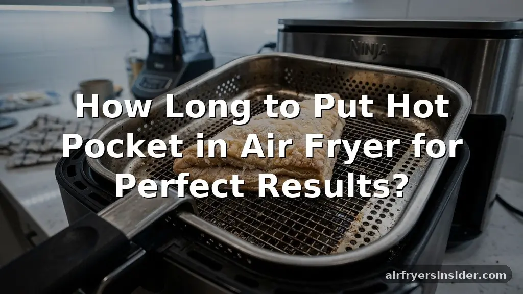 how long to put hot pocket in air fryer