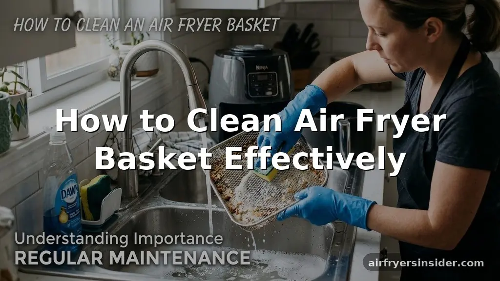 how to clean air fryer basket