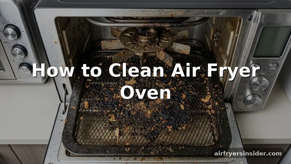 how to clean air fryer oven
