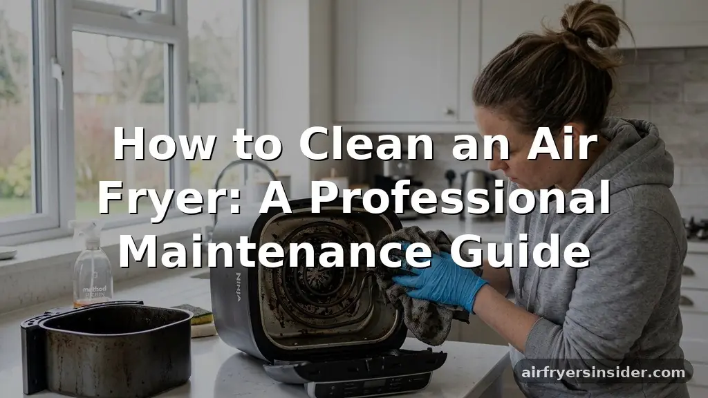 how to clean an air fryer