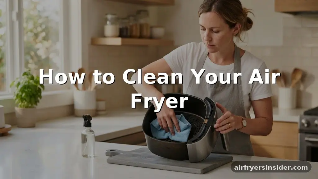 how to clean your air fryer