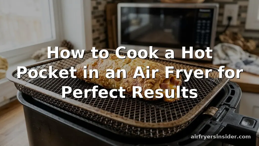 how to cook a hot pocket in an air fryer
