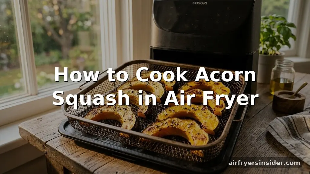 how to cook acorn squash in air fryer