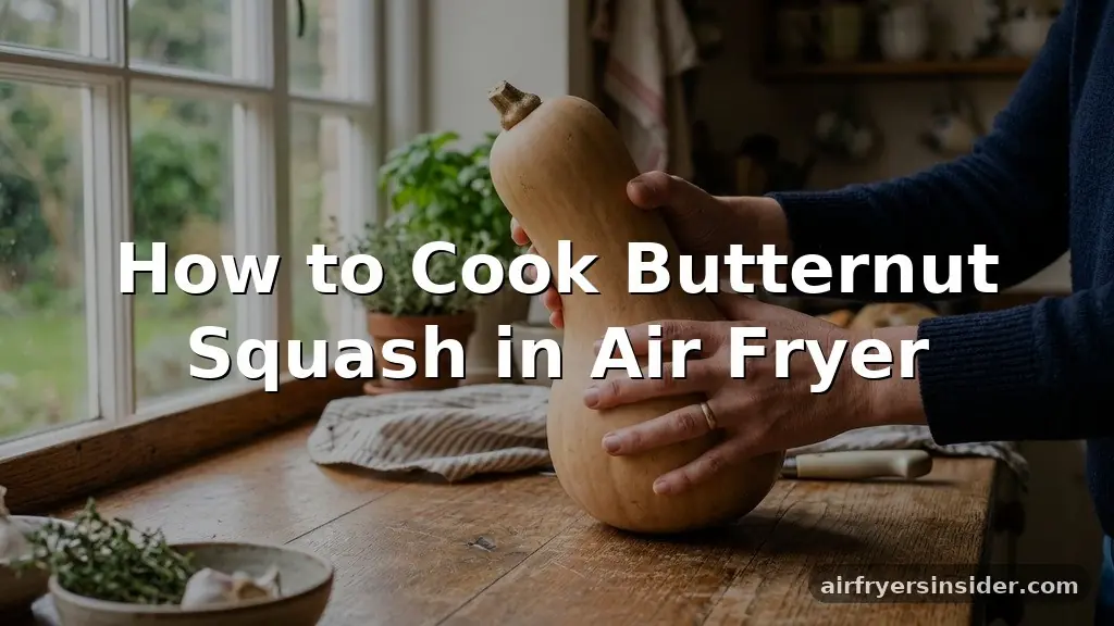 how to cook butternut squash in air fryer