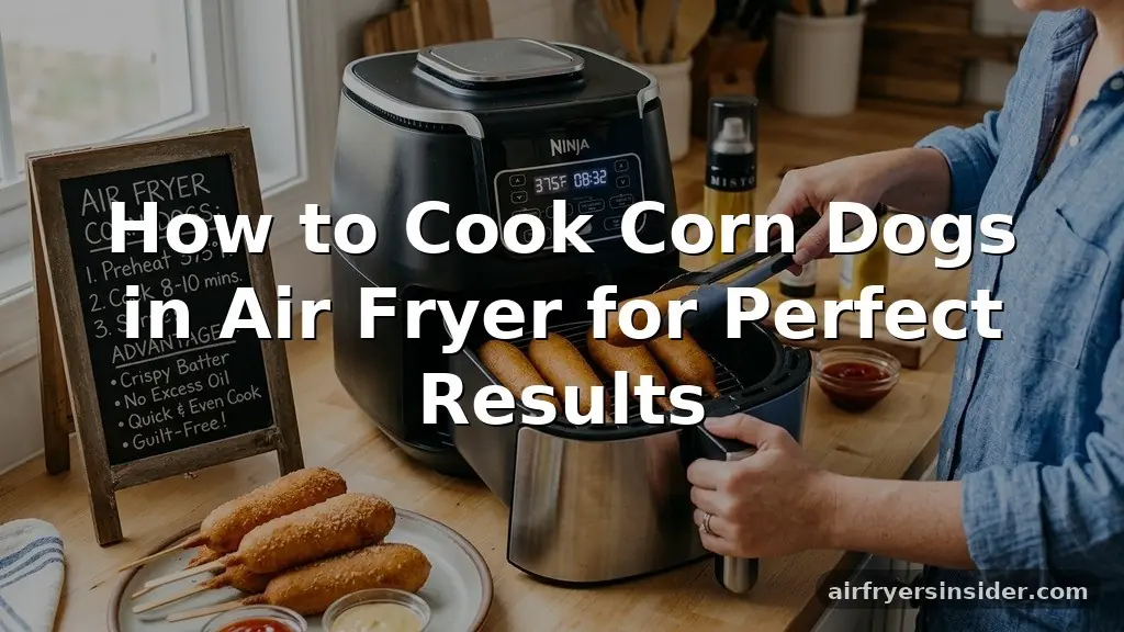 how to cook corn dogs in air fryer