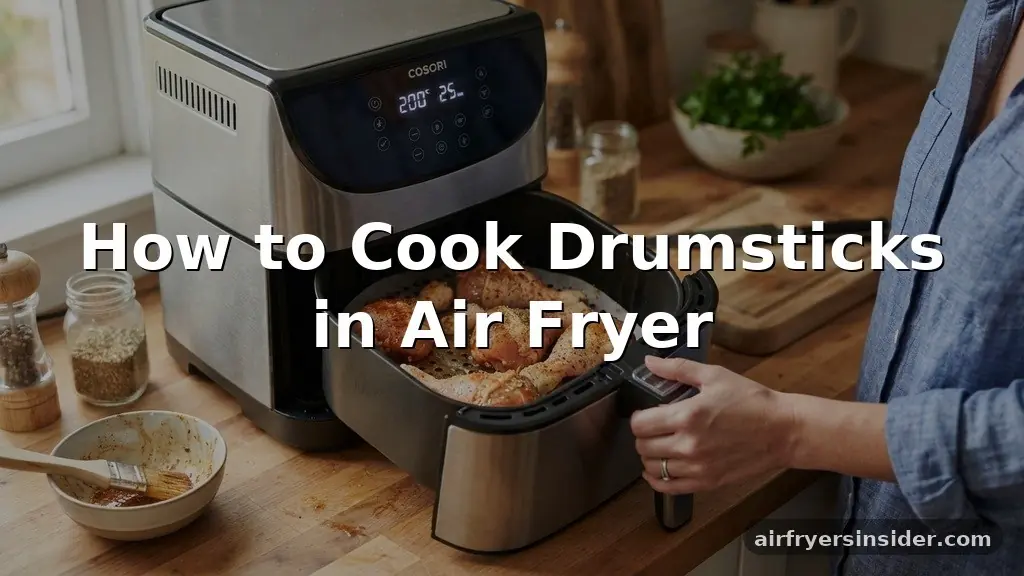 how to cook drumsticks in air fryer