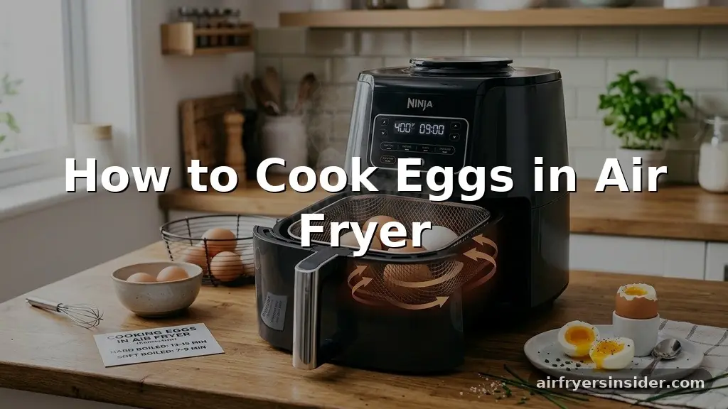 how to cook eggs in air fryer