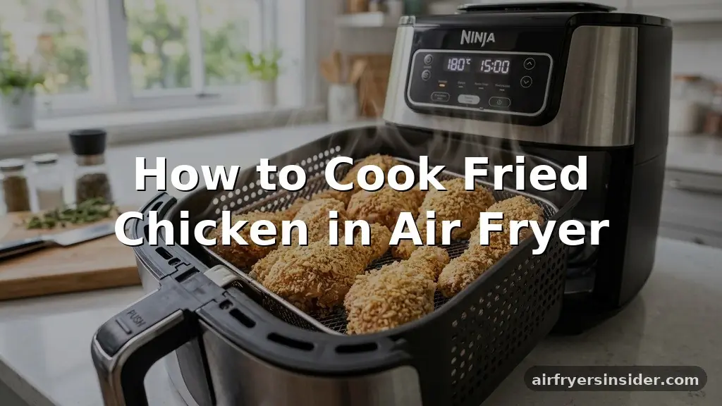 how to cook fried chicken in air fryer