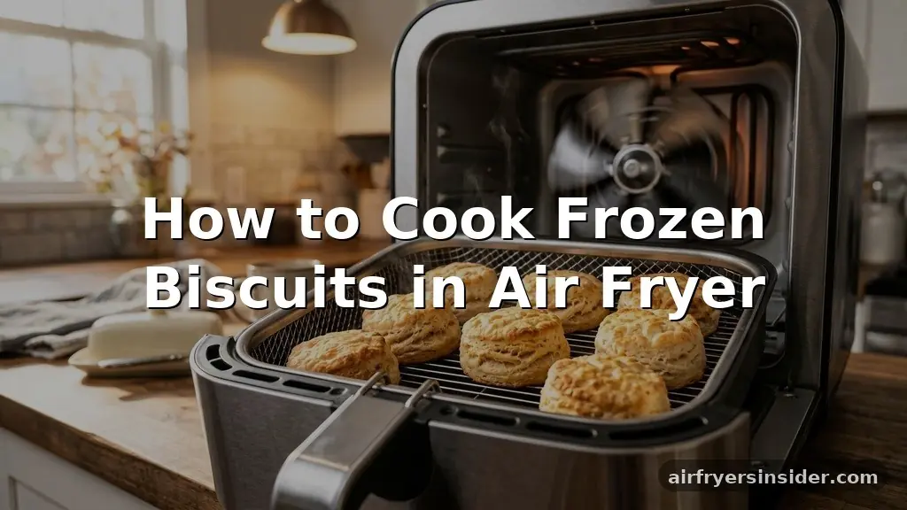 how to cook frozen biscuits in air fryer