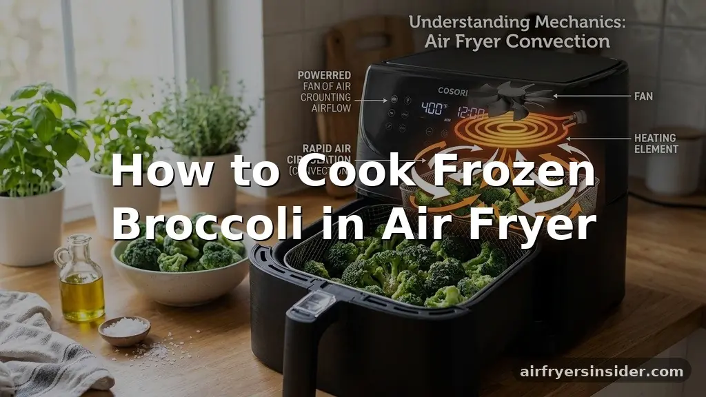 how to cook frozen broccoli in air fryer