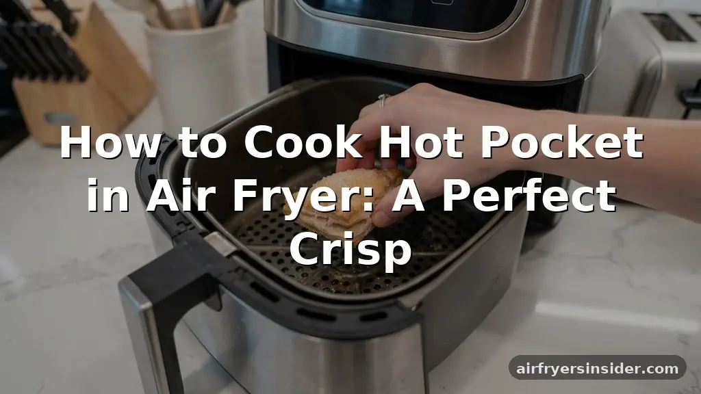 how to cook hot pocket in air fryer