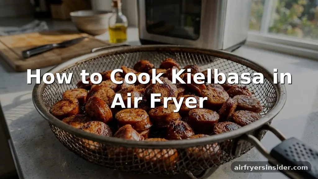 how to cook kielbasa in air fryer