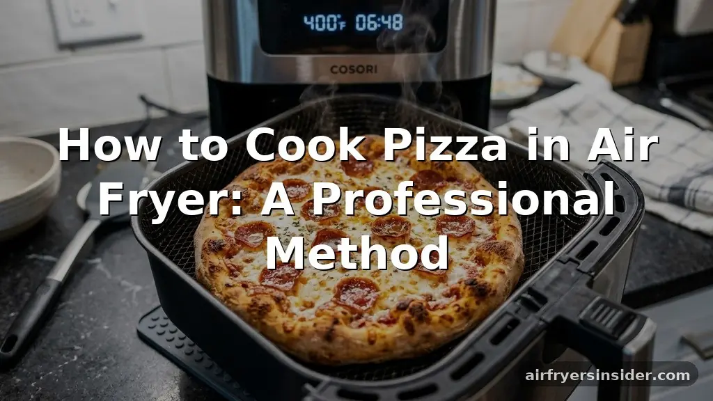 how to cook pizza in air fryer