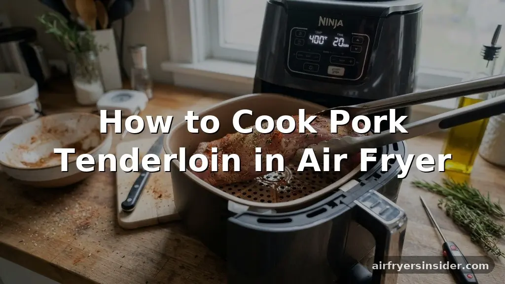 how to cook pork tenderloin in air fryer