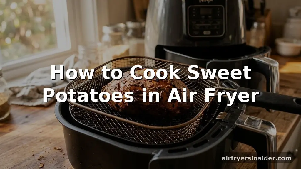 how to cook sweet potatoes in air fryer