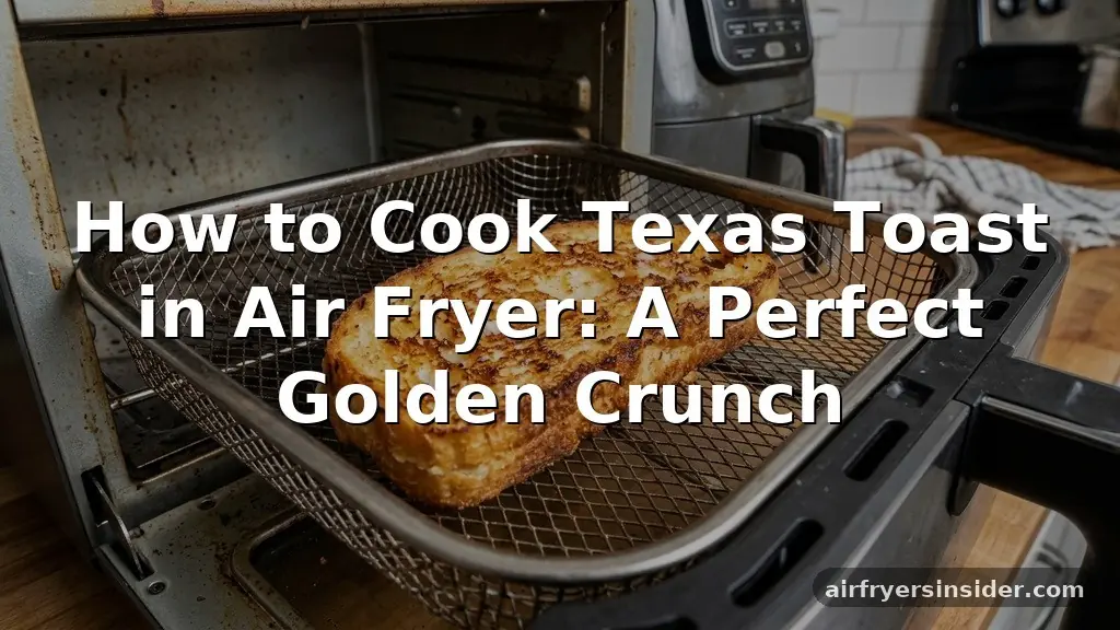 how to cook texas toast in air fryer