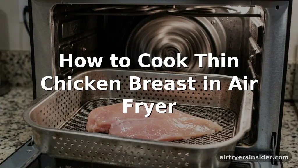 how to cook thin chicken breast in air fryer