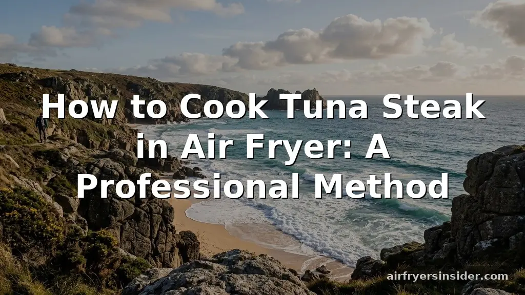 how to cook tuna steak in air fryer
