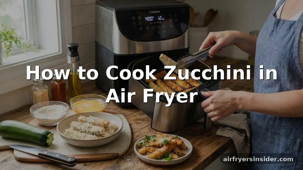 how to cook zucchini in air fryer