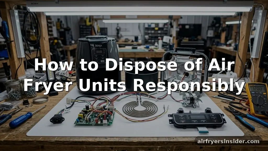 how to dispose of air fryer