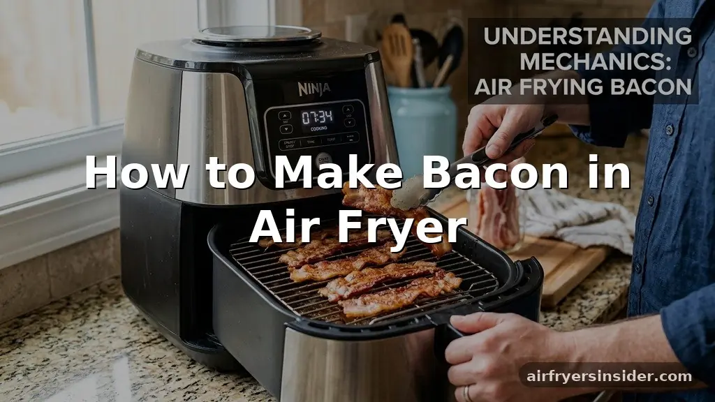 how to make bacon in air fryer
