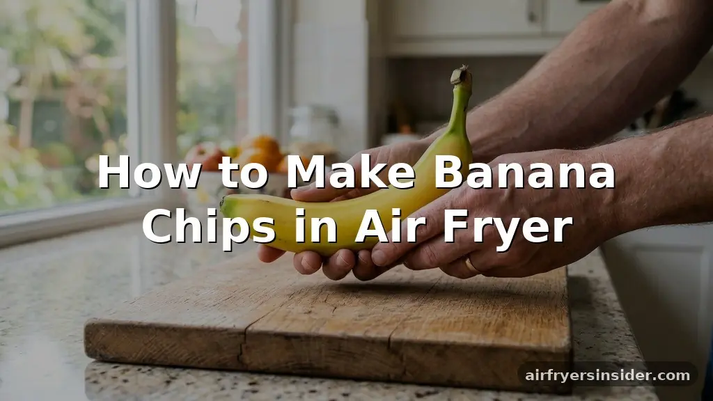 how to make banana chips in air fryer