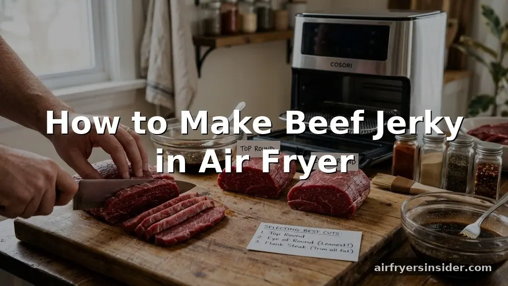 how to make beef jerky in air fryer
