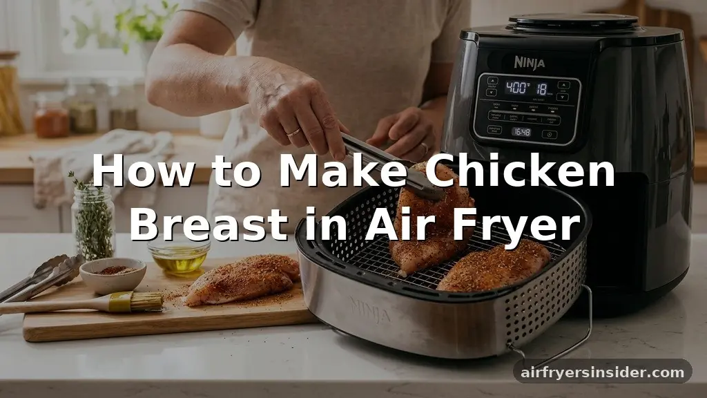 how to make chicken breast in air fryer
