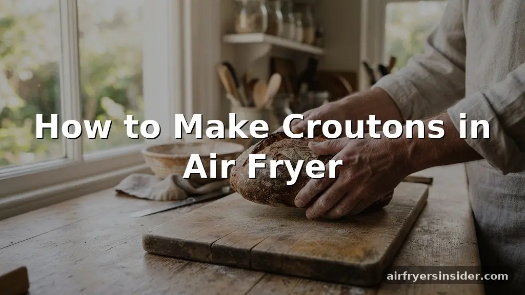 how to make croutons in air fryer