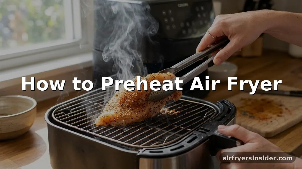 how to preheat air fryer