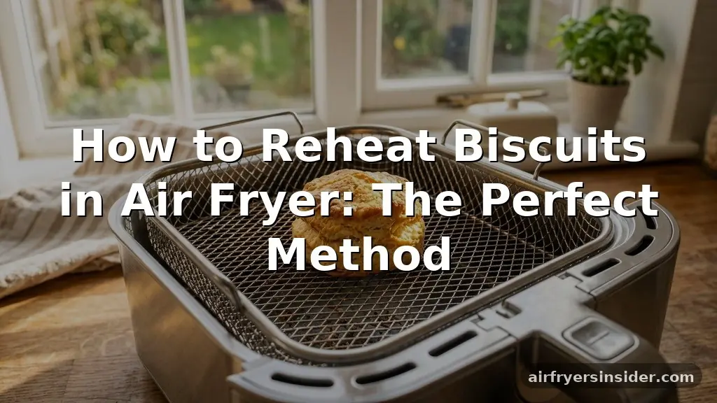 how to reheat biscuits in air fryer