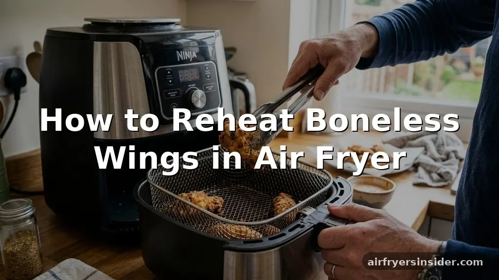 how to reheat boneless wings in air fryer