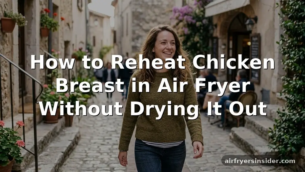 how to reheat chicken breast in air fryer