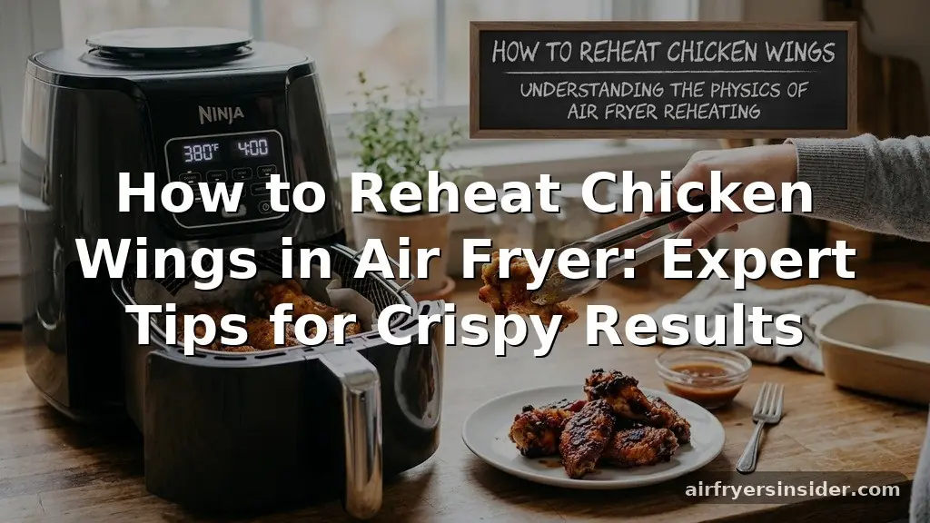 how to reheat chicken wings in air fryer
