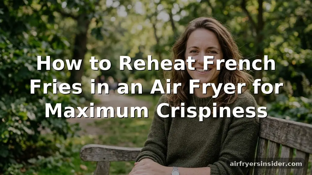 how to reheat french fries in an air fryer