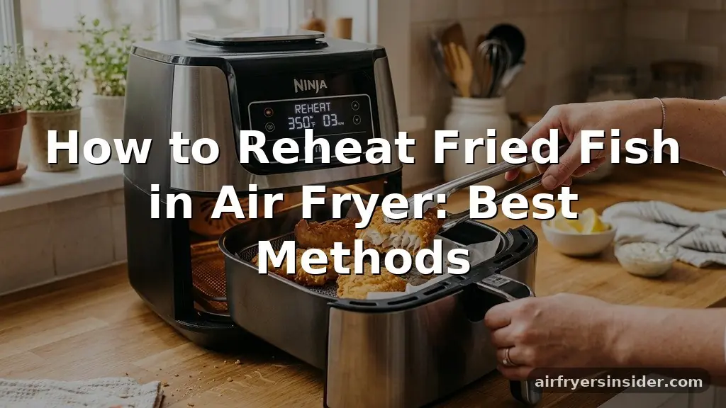 how to reheat fried fish in air fryer