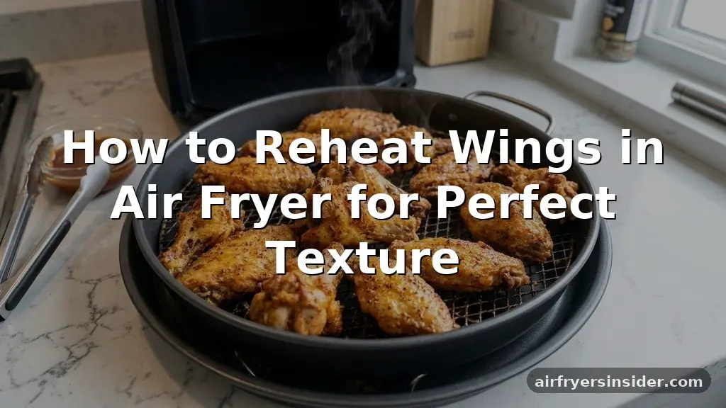 how to reheat wings in air fryer