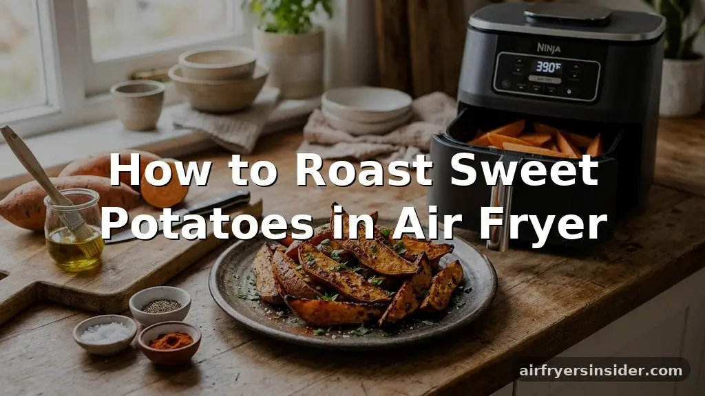 how to roast sweet potatoes in air fryer