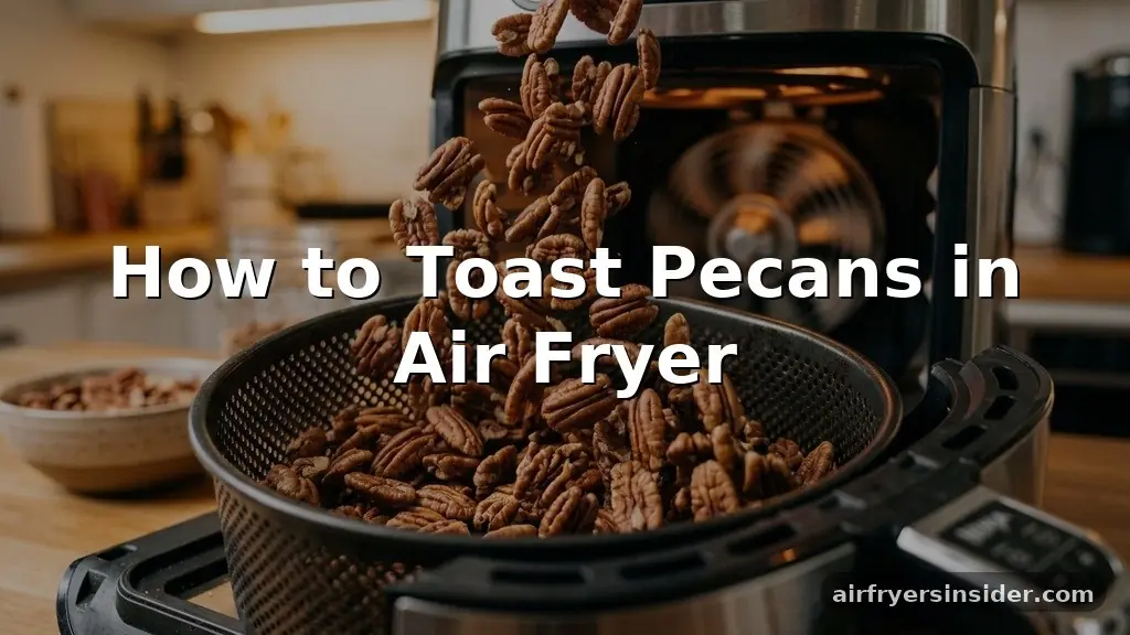 how to toast pecans in air fryer