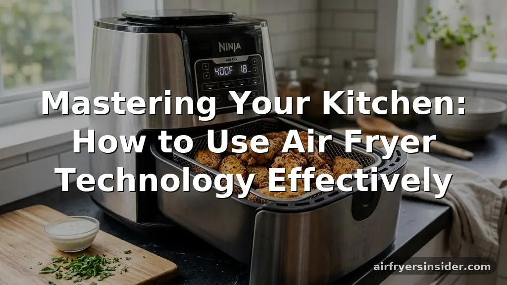 how to use air fryer
