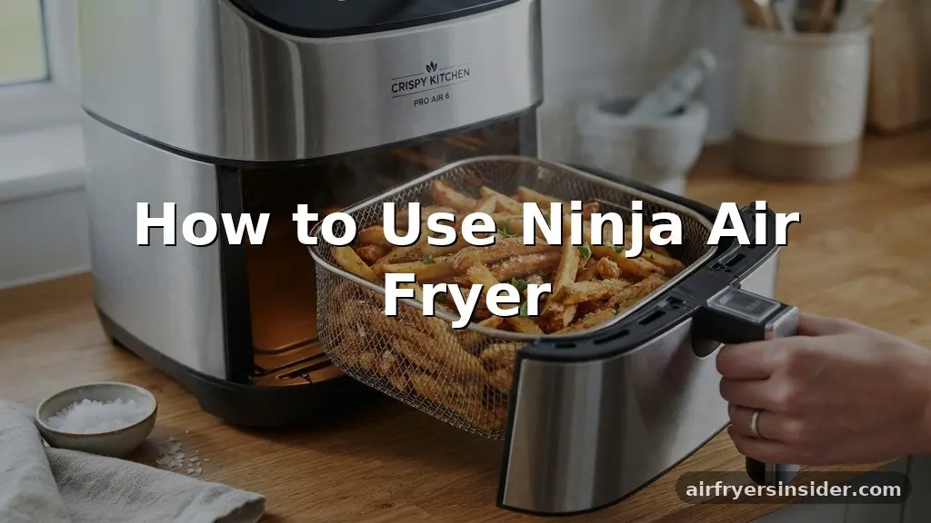 how to use ninja air fryer