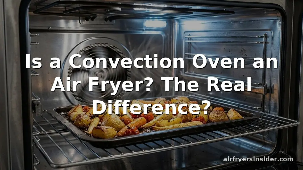 is a convection oven an air fryer