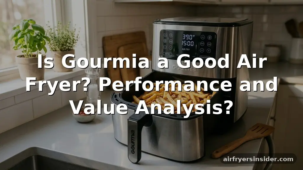 is gourmia a good air fryer