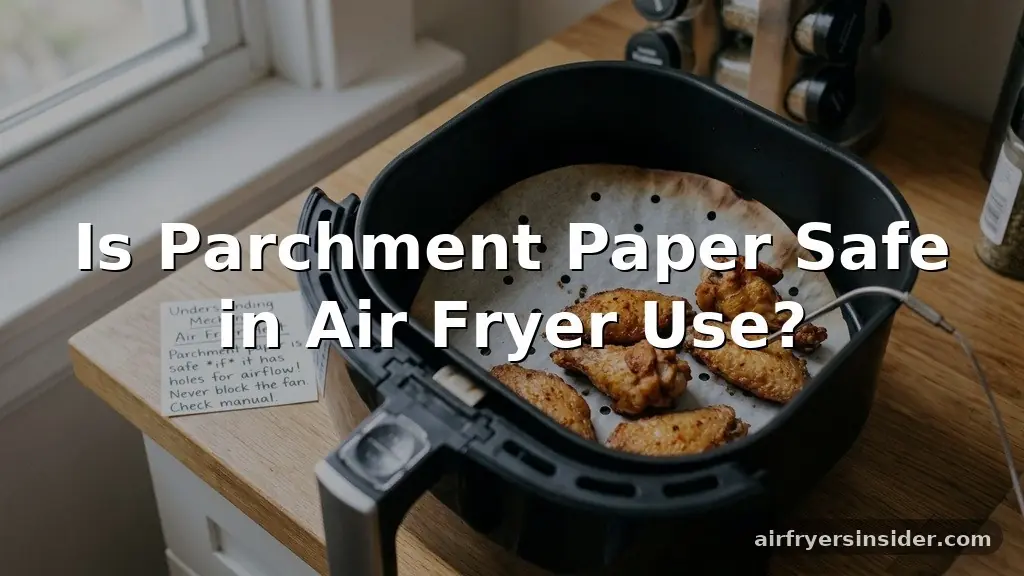 is parchment paper safe in air fryer