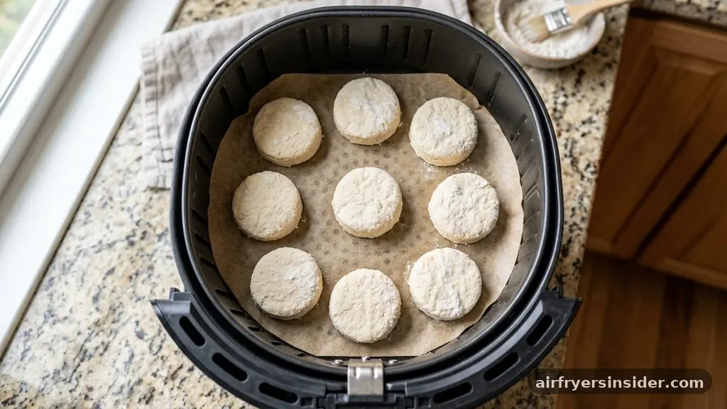 Managing Biscuit Expansion and Airflow - can you cook frozen biscuits in an air fryer